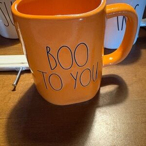 Rae Dunn Orange 'Boo To You' Mug